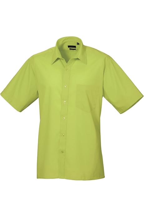Premier Mens Short Sleeve Formal Poplin 