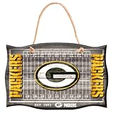 NFLグリーンベイパッカーズフィールドドアWood Sign