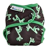 Best Bottom Cloth Diaper Shell-Snap, Green Giraffe by bestbottom [並行輸入品]