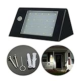ALED LIGHT　ソーラーライト LED センサーライト　明暗＆人感センサー 光センサー ライト　人感センサーライト　20 LED 高輝度 ソーラー充電 省エネ 防水　屋外 玄関ドア 壁取り付け 