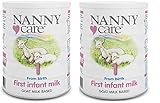 NANNY care ・ヤギミルク ・乳児用ゴート粉ミルク ステップ1 【0-6カ月】400g x 2缶