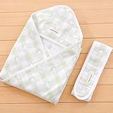 湯上りガーゼ　お風呂上がり マント　タオル Betterbaby　おくるみ　掛け布団　おむつかえシート　タオル　赤ちゃん　ベビー　キッズ　湯冷め　速乾　超吸水　グリーン