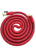 SoLed 2016 design Fathers Mothers Day Gift 50'(Red) Expanding Hose, Strongest Expandable Garden Hose