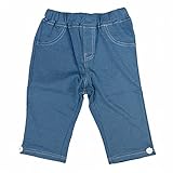 パンツ 7分丈 女の子 ベビー ズボン 7分丈パンツ ボトムス サックス 95