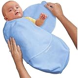 Garanimals Swaddle Blanket with Comfort Wraps (blue, 7-14 lbs.) by Garanimals