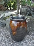 【重蔵窯】利休信楽 水琴窟 琴音B-1 雨流し