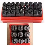 [TNF]刻印 ポンチ アルファベット と 数字 セット 4ｍｍ高　 (4mm)