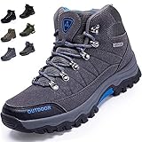 [VITIST] トレッキングシューズ メンズ ハイキングシューズ 防水 登山靴 アウトドアシューズ キャンプシューズ 革 防滑 3e ハイ