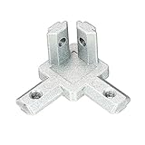 cj20 Tスロット3 Way 90度内側コーナーコネクタジョイントブラケットfor 2020シリーズアルミプロファイル