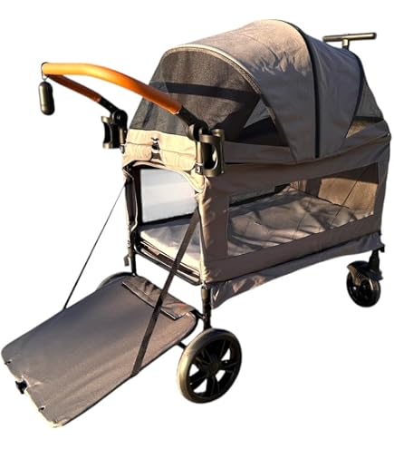 Amazon.co.jp: TAYTHIペットカート 大型犬一体型ペット 多頭用 大型 大