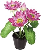 ポピー お彼岸・お盆に 仏花 造花 ロータスポットS ラベンダー FBC-8066LAV