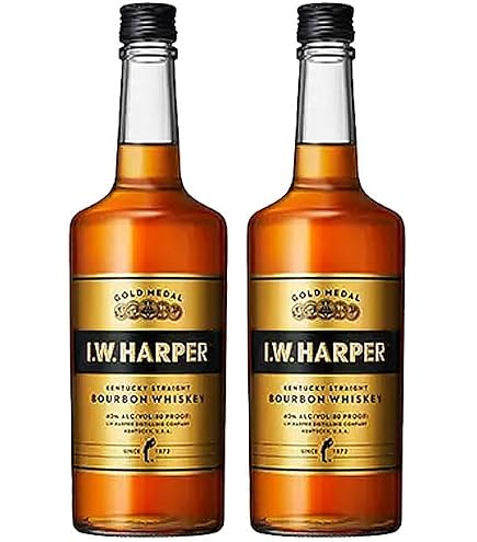 I.W. HARPERバーボンウイスキー 750ml 43度 2本 Amazon.co.jp: バーボンウイスキー2本セット I.W.ハーパー 2種