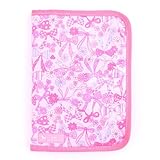 ようこそ赤ちゃんHappy母子手帳ケース（ファスナータイプ）　リボン・デイドリーム　B2802500　日本製