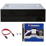 Produplicator Pioneer BDR-212DBK 内蔵16倍ブルーレイライタードライブバンドル 50GB M-DISC BD-R DL、SATAケーブルと取り付けネジ付き - CD DVD BD DLディスクを燃やす