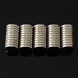 100個10mm x 2mmラウンドマグネットネオジムディスク希土類マグネット強力な10×2mmマグネット