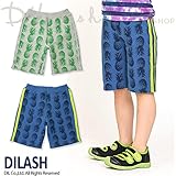 (ディラッシュ) DILASH初夏'16/パイン柄ミニ裏毛ハーフパンツ（４．５分丈） 80 グレー