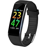 itDEAL スマートウォッチ 活動量計 心拍計 歩数計 スマートブレスレット 多機能スポーツウォッチ 大字幕 カラースクリーン IP67防水 運動記録 消費カロリー 睡眠検測 長座注意 アラーム 着信電話/SMS/Twitter/WhatsApp/Line通知 iPhone/Android対応【新版M8】