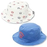 BABYDOLL（ベビードール） ベビー帽 リバーシブルハット(6か月～1歳)-ベビー帽子 男の子 女の子 雑貨 -0676 BABY ホワイト