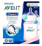 フィリップスAventピンク版の古典+ 2哺乳瓶の1メートル+ 260ミリリットル (Avent) (x6) - Philips Avent Pink Edition Classic+ 2 Feedi