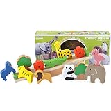 【JGmax】動物のシーソー 木製おもちゃ バランスビーム