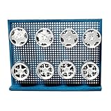 "Abbraccia" 1/64スケール ガレージジオラマアクセサリー 自動車修理 リアルなマイクロ樹脂フィギュア モデルワークショップ ミニチュア, ペグボードハブ