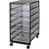 【 セーブ・インダストリー 】フットワークエース 600型 B4深型 ブラック ( 4989918264673 / AT10245474 )【 収納 書類ケース 引き出し 】【QBH12】