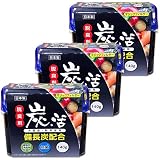 【まとめ買い】 冷蔵庫・野菜室用 脱臭剤 炭活 備長炭配合 ゲルタイプ 140g×3個セット
