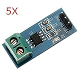 ILS - 5 pieces ACS712TELC-05B 5A Module Current Sensor Module For Arduino