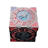 Valour Doer メタル回転式ダイス 7点セット D4/D6/D8/D10/%/D12/D20 ファンタジーRPG用 合金製 指針表示 立体彫刻デザイン TRPG・ボードゲーム・コレクション用 (パールガンブルー)