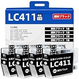 【KONOink】 LC411BK ブラザー用 インク(顔料ブラック 採用) LC411 黒 Brother対応 DCP-J528N DCP J1800N J915N J926N J526N J914N MFC-J739 MFC J905N J939 互換 インク 純正と併用可能 ロット番号区別不用