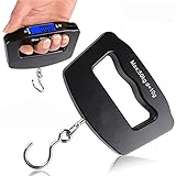 1st モール 荷物 旅行はかり デジタル はかり 計量 器 携帯式デジタル スケール ステンレス仕上げ 最大50kgまで量れる 吊り下げ式ラゲッジチェッカー 旅行 アウトドア ホームに最適の秤 便利