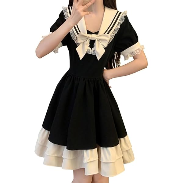 ANDROMEO アンドロミオ セーラーカラーワンピースドレス Amazon.co.jp: [アンドロミオ] クラシカルセーラーカラーVictorian白