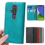 らくらくスマートフォン F-53E ケース 手帳型 適用 F-53E 手帳型ケース らくらくスマートフォンF53E マホケース docomo F53Eスマホケース 手帳 カバー 携帯ケース F-53Eスマホケース F-53Eケース 【GoKIGIoD】 財布型 携帯カバー 磁石付き 留め具なし 耐衝撃 マグネット カード入れ スタンド機能 レトロ ターコイズ