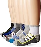 Jefferies Socks Big Boys Tech Sport Quarter Socks 6 Pair Pack Multi Small [並行輸入品]