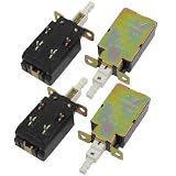 AC 250V 8A / 128A DPSTセルフロッキングはんだPCBプッシュボタン電源スイッチ4個を