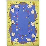 Joy Carpets Kid Essentials Infants & Toddlers Lamby Pie Rug Multicolored 7'8 x 10'9 [並行輸入品]