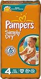 Pampers Simply Dry Size 4 (Maxi) Economy 2 x Packs of 50 Nappies--100 Nappies by Pampers