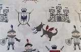 Max Studio Kids Medieval Knight Castle Sheet Set (twin) [並行輸入品]