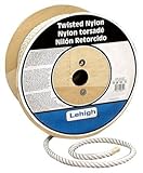 リーハイグループ0.25インチX 200フィートホワイトナイロンツイストロープTN412 - 1200のパック