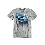 BMW純正I Kids i8印刷Tシャツ – グレーMelange 128 / 7-8 Y グレイ BMW80142411522