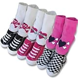 かわいいベビーソックス6-pairギフトセット – carlsbad-有機Boy新生児乳児幼児