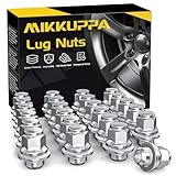 MIKKUPPA 24個 m12x1.25 ラグナット - 1.47インチ 13/16 六角 OEM マグウォッシャースタイル ファクトリー交換 クロムラグナット 日産インフィニティ工場ホイール用