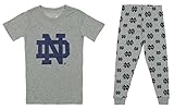 Notre Dame Fighting Irish Boys 4 – 7寝間着半袖Tシャツ&パンツセット グレー