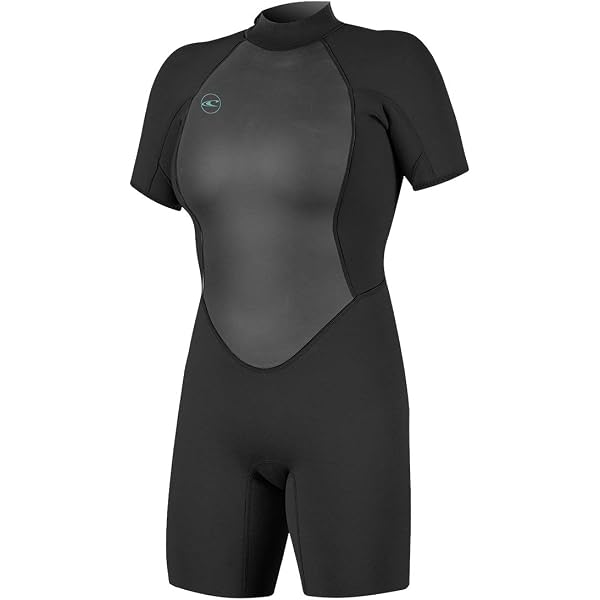 O'NEILL Mens Reactor-2 2mm Back Zip S/S Spring Wetsuits, Black