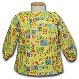 幼児用スモック　100 110 120 男児 女児 保育園 保育所 ノンキャラクター (110, リトルベア)