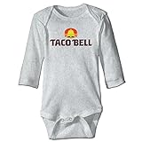 Raymond Taco Bell長袖ボディスーツ服装アッシュ カラー: グレー