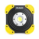 Orader COB LED 投光器 電池式 防水 20W 500lm ポータブル作業灯 折り畳み式 夜間作業 アウトドア