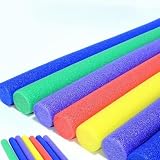 水泳スティック プールスティック スポンジ棒 - フロート棒 水泳練習用 浮き棒おもちゃ 子供向け 親子体験 ウォーターフロート プールヌードル ランダムカラー 5個