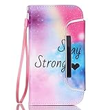 UNEXTATI Galaxy S4 ケース 手帳型ケース 2 in 1 高級PUレザー 耐衝撃 全面保護 Samsung Galaxy S4ケース カバー Case (ピンク, P3)