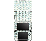 3DSLL スキンシール デコシール D3XL-BZ33 アクア ドット ニンテンドー 3DS LL 保護 カバーシール
